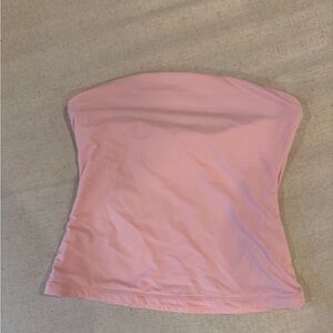 Pink Strapless Tube Top